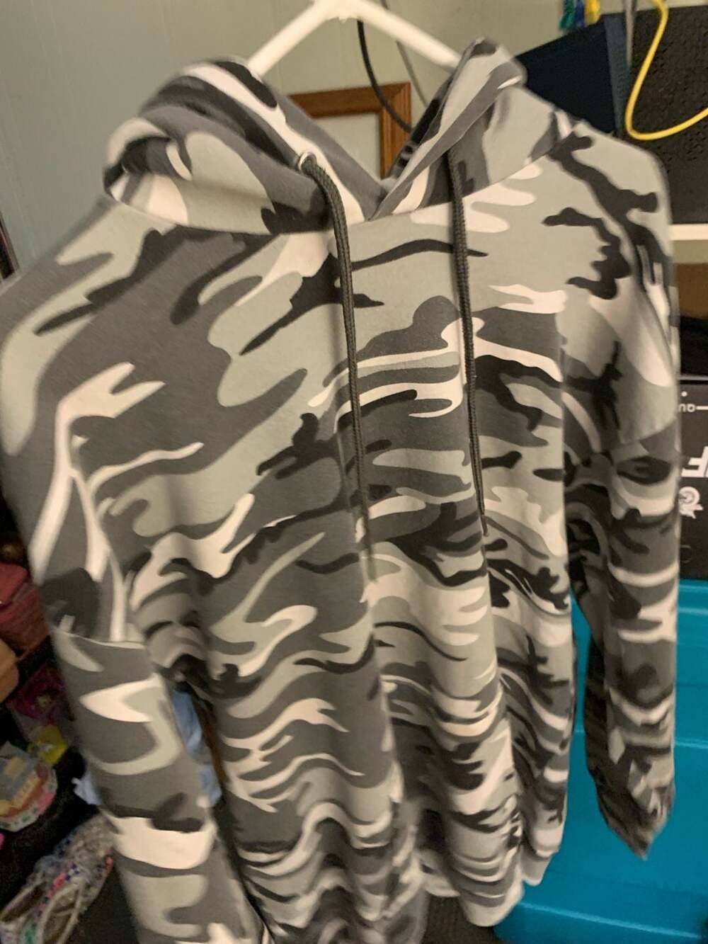 Port & Company Core Fleece Camo Pullover Hoodie in Winter Camo